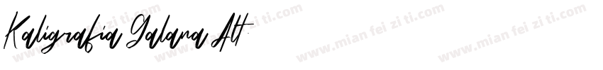 Kaligrafia Galana Alt字体转换